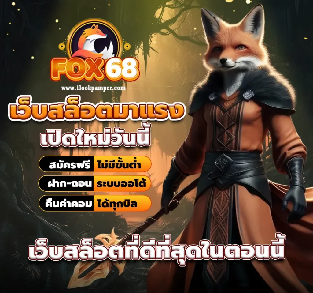 fox68 สล็อต